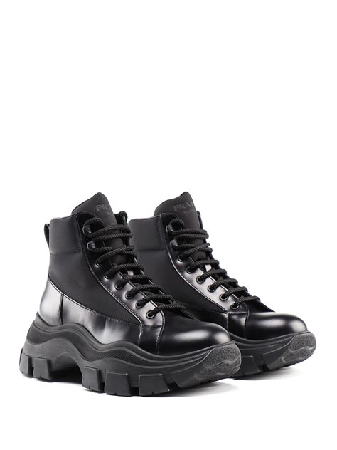 prada neoprene sock boots|prada pegasus chunky ankle boots.